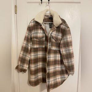 Oversized fluffy jacket from New Look on sale!